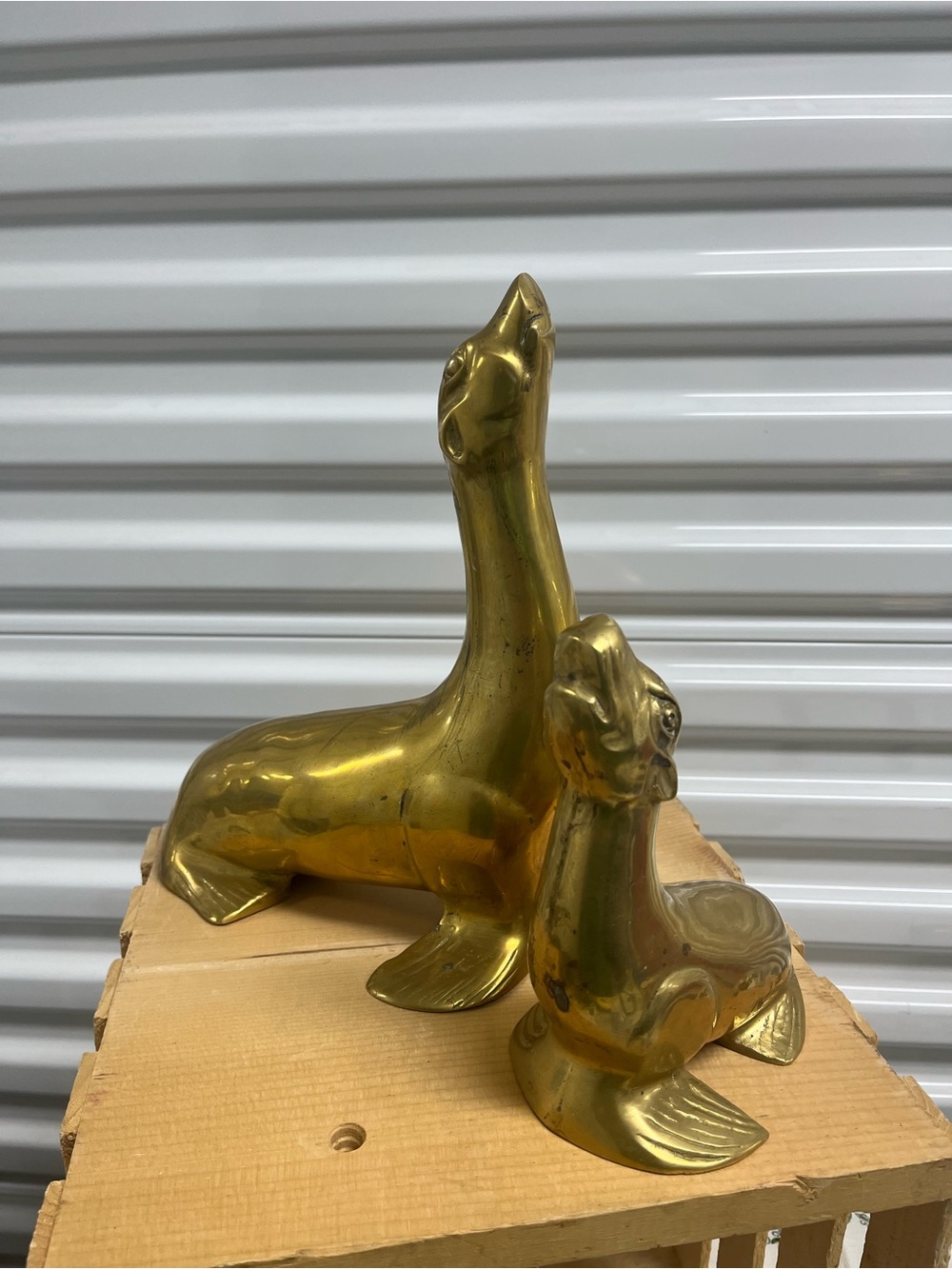 Large Vintage Brass Seals